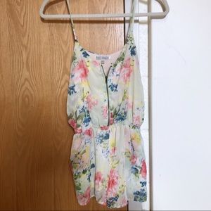 Floral romper!